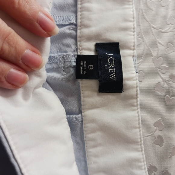 J.Crew Factory Classic Chino 3.5" In Pale Chambray Size 8 - Picture 6 of 11